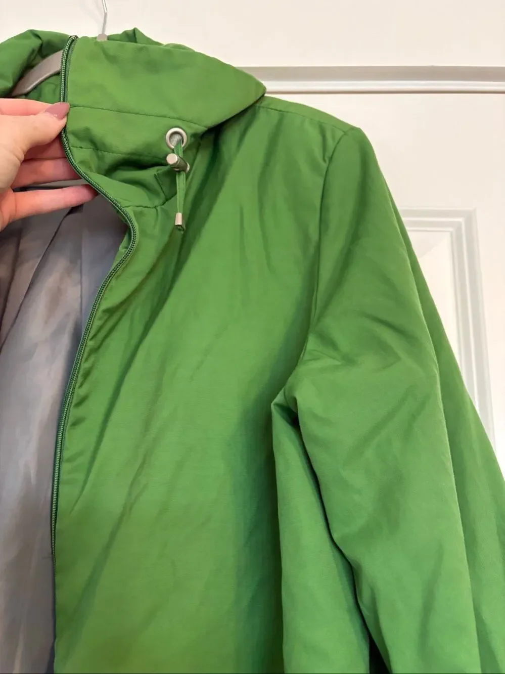 Calvin Klein Green Front Zip Jacket Women’s Size Large